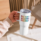 Big Gay Wedding Travel Mug
