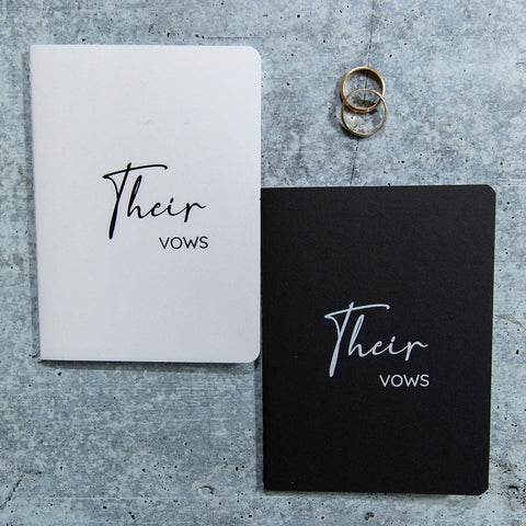 Non-Binary "Their" Vow Books