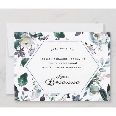 Bridesman Proposal Card