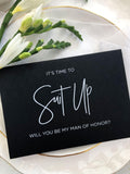 Man of Honor Proposal Card
