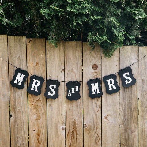 Mrs. and Mrs. Wedding Banner