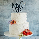Mx. & Mx. Wedding Cake Topper